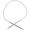 ChiaoGoo Red Lace 24" Stainless Circular Knitting Needles - Sizes US 0 to 19